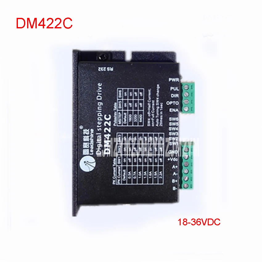 DM442C Step Driver New DSP Digital 57 Stepper Motor Driver Kit 18-36VDC /  2.2A Motor Driver Subdivision range 200-51200PPR