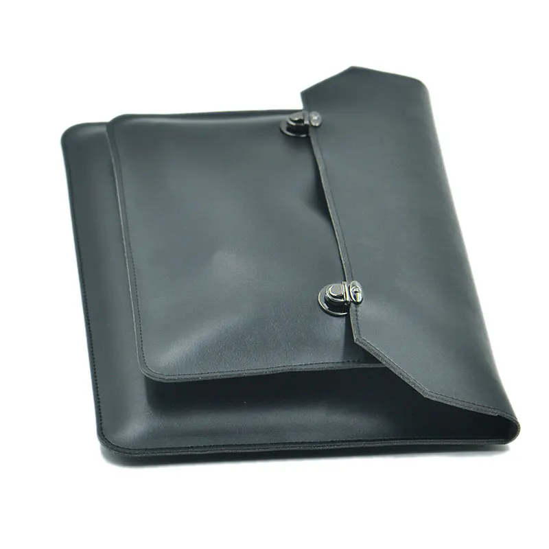 Double Layer Briefcase Style Laptop Bag Cover,Microfiber Leather NoteBook Sleeve Case For Surface Go/Pro6 12.3\