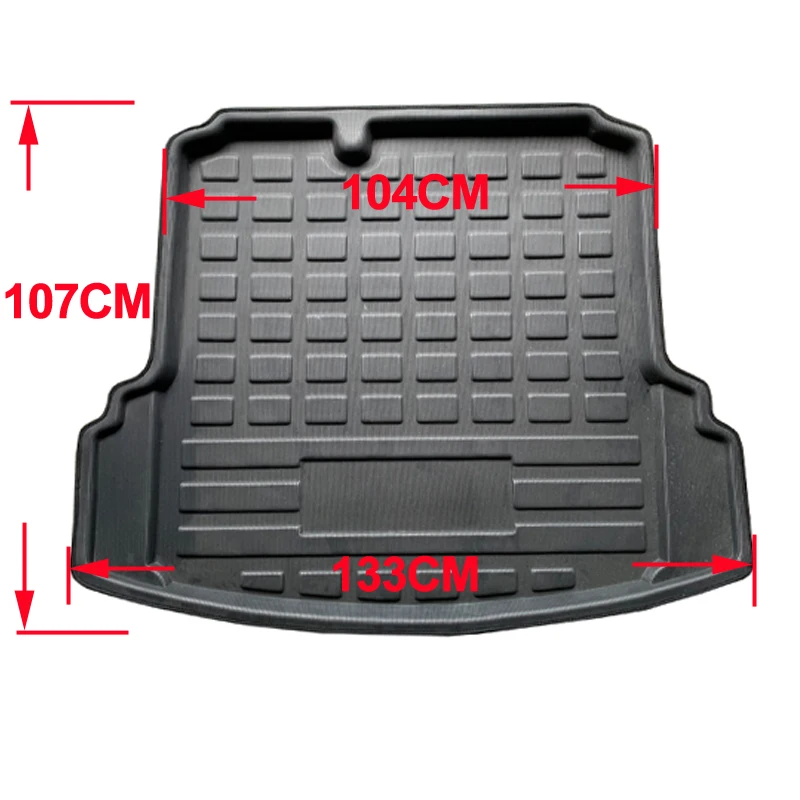 Car Rear Boot Cargo Liner Tray Trunk Luggage Floor Mat Carpets Pad For VW Jetta Sedan 4-dr MK6 2011- 2014 2015 2016 2017 2018