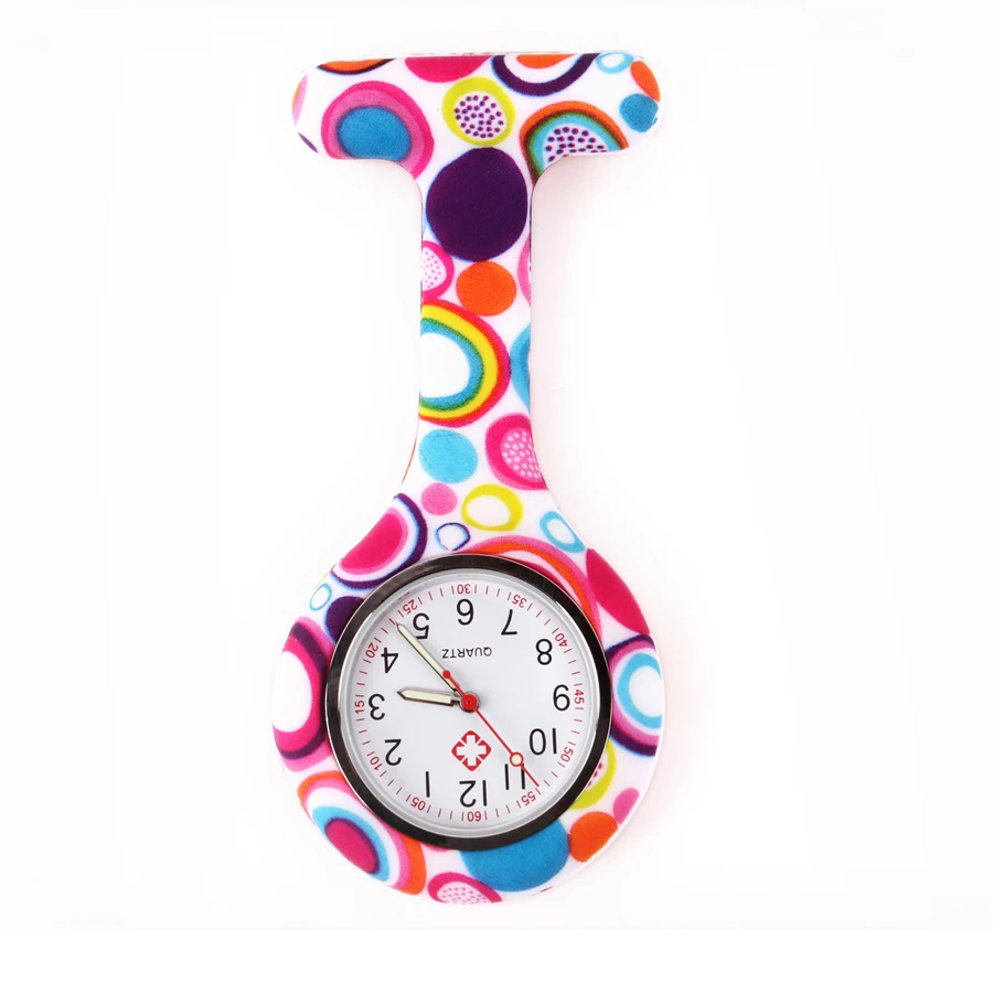 FOB Silicone Nurse Watch Doctor Nurse Gift Butterfly Pattern Japanese Movt High Quality Brand Hospital Nurse Watch ALK VISION