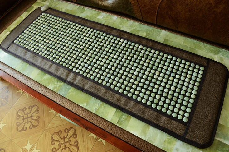 2020 New product! korea heating jade mat jade mattress tourmaline mat Hot jade stone heating cushion with eye cover 50*150CM