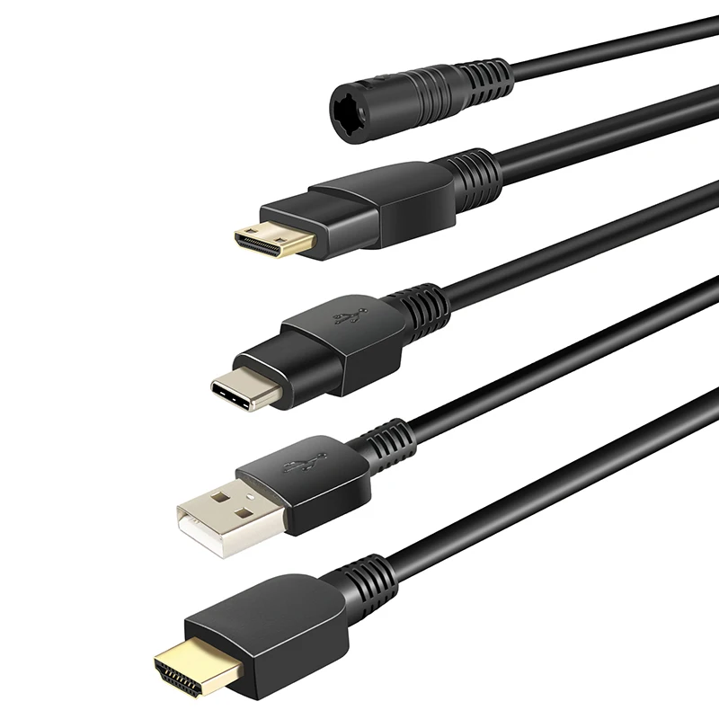 GAOMON 3-in-2 Cable HDMI USB POWER in One Cable Just For Graphics Tablet Monitor PD1560 PD1561 PD1161 1.8m Cable Length