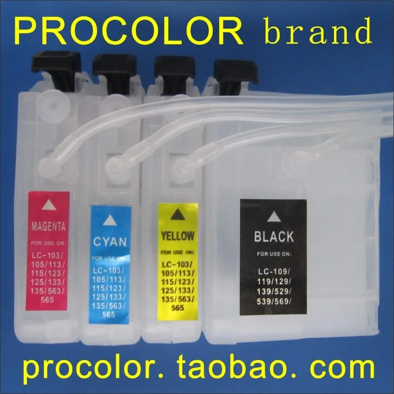 PROCOLOR CISS LC599XL-BK/LC597XL-BK/LC595XL-C M Y for BROTHER MFC-J3720/MFCJ3520/MFC-J3520/MFC-J6520DW/MFC-J6720DW/MFC-J6920DW