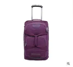 Rolling Luggage Bag  Travel Boarding bag on wheels  travel cabin luggage suitcase nylon wheeled trolley bag Travel Tote