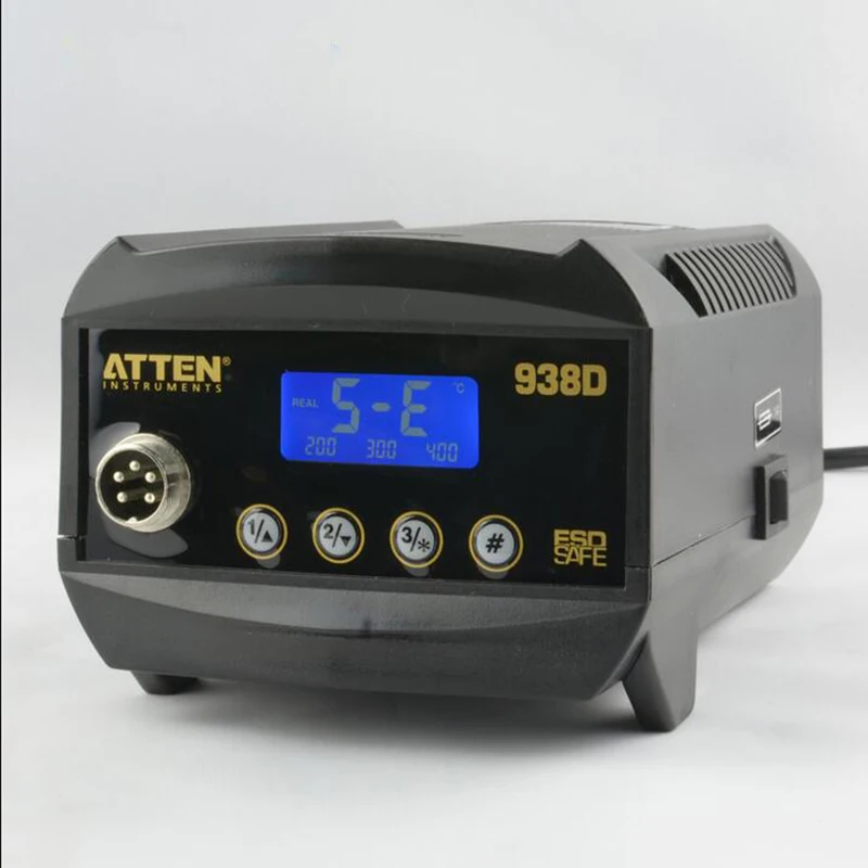 Esd 60W Digitale Lassen Desolderen Soldeer Station Soldeerbout Lcd Display Thermo-Control Anti-Statische
