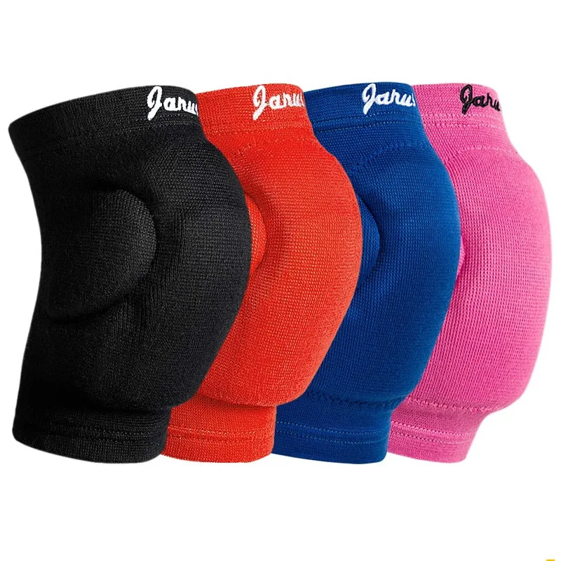 Universal Black Color Sports Thickening Knee Pads Volleyball Extreme Sports Kneepad Brace Support Dancing Elastic Knee Protector