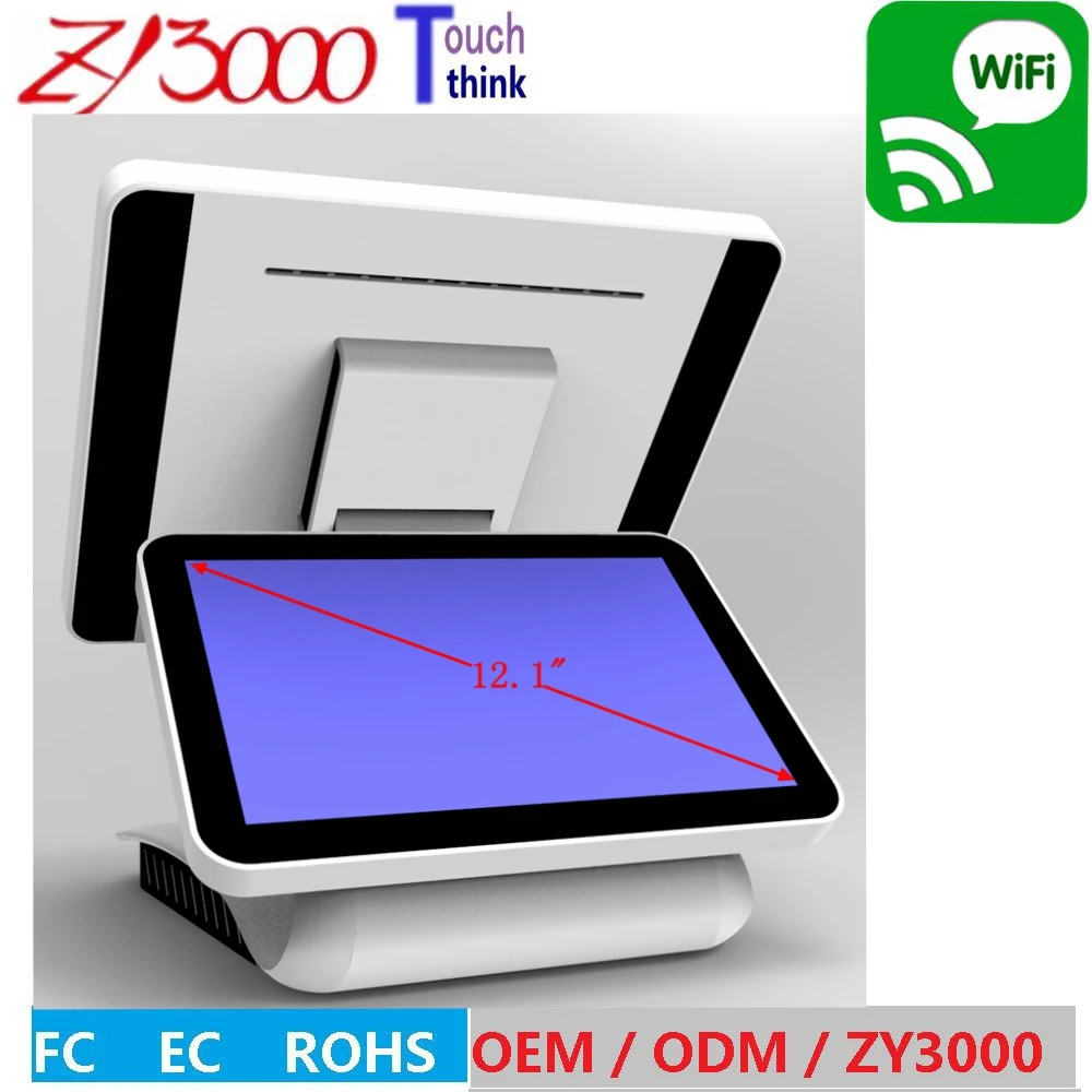 Nowa dostawa I5 4200U CPU 8g Ram128G SSD Wifi 15.6 Cal pojemnościowy ekran dotykowy wszystko w jednym terminalu POS działający System Windows