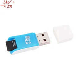 SR USB Portable Efficient transmission Card Reader T-Flash Memory Card MicroSD Card Adapter