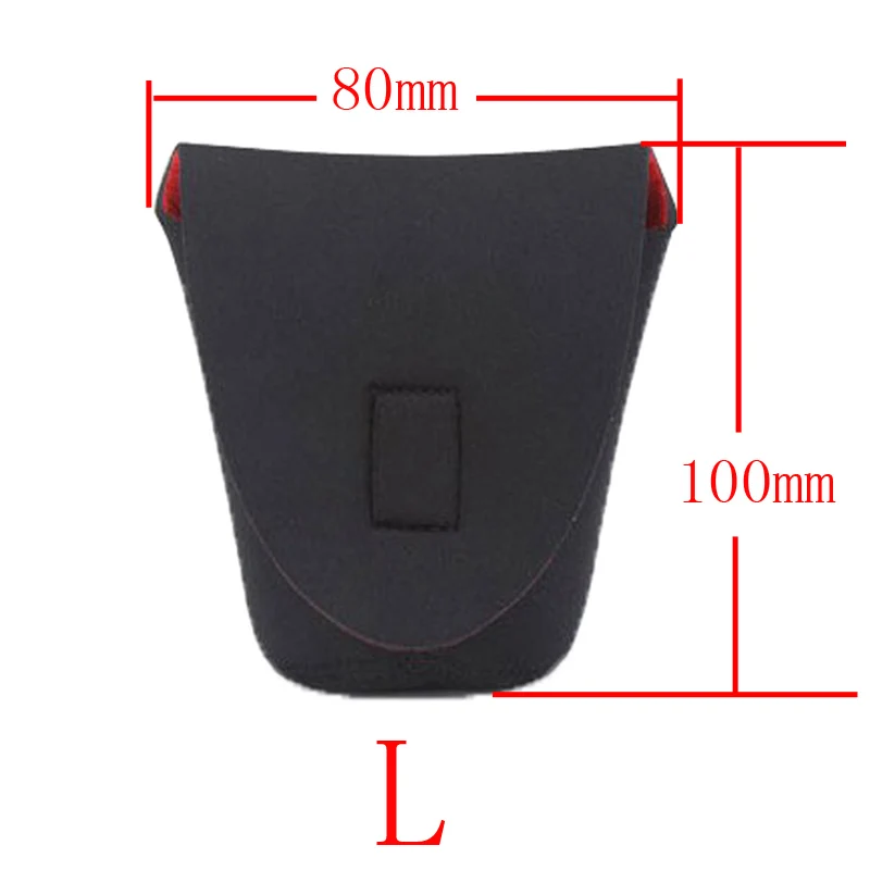 S M L XL XXL Neoprene impermeável Soft Bolsa para lente de câmera Tamanho da caixa