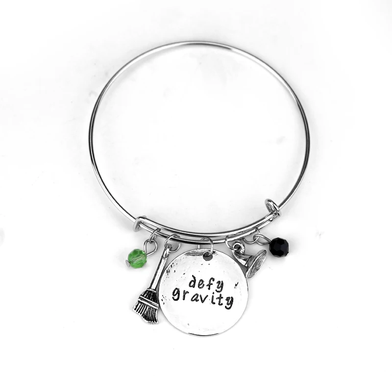 Wicked the Musical Inspired Crystal Bangle Bracelet \