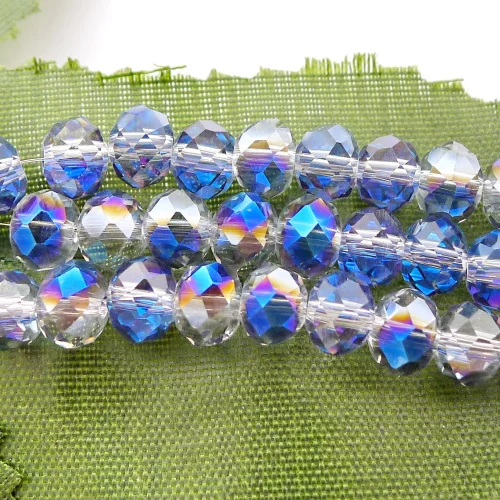 wholesale 2/3/4/6/8/10/12/14mm 5040 crystal rondelle glass beads white plated colors diy jewerly finding quality free shipping-3