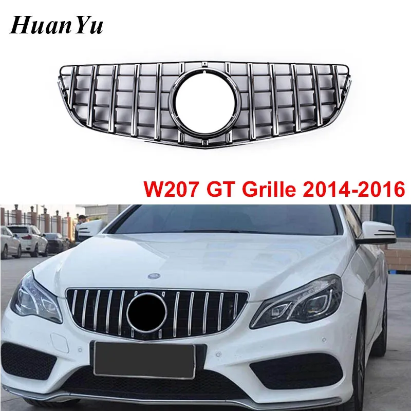 

GT Style Replacement Grille for Mercedes-benz W207 Sport 2-door E class Facelift Front Bumer Racing Grills ABS 2014 2015 2016