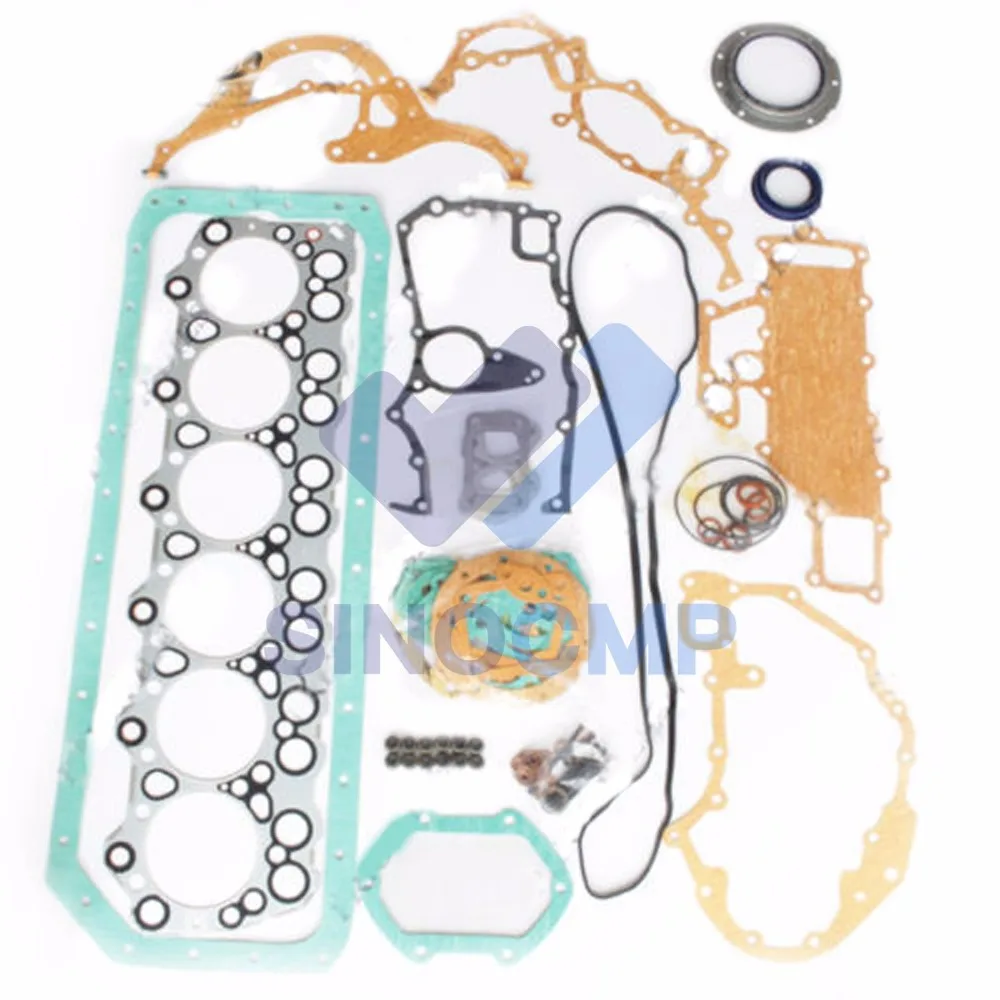 6D34 6D34T Engine Gasket Kit For Kato HD820-2 HD700VII Kobelco SK230-8E SK200-5 SK230-5 Excavator