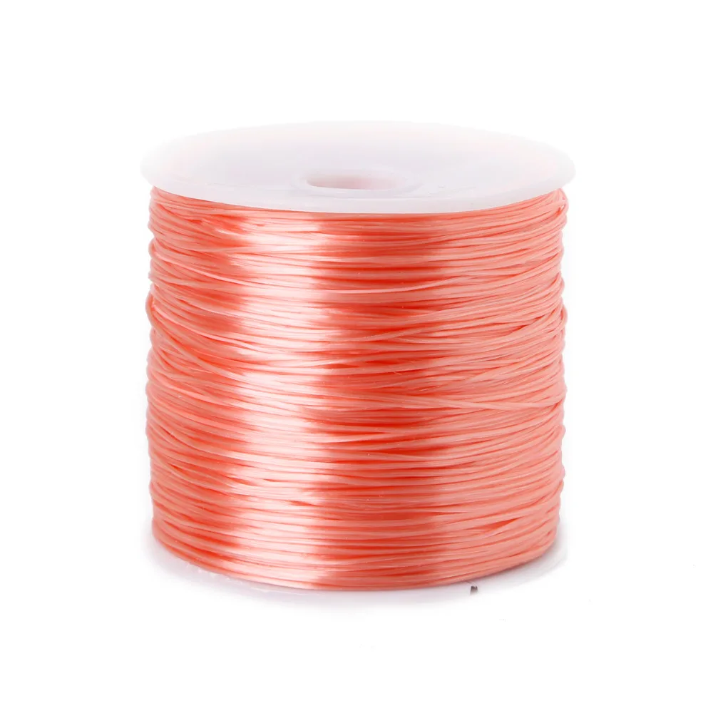 50m/roll 0.7mm 14 Colors for Selection Elastic Beading Stretch Wire/Cord/String/Thread For Clothes Shoes Bracelet Jewlery Making