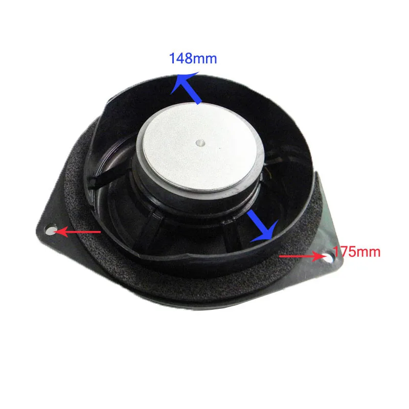 1pc  6.5 Inch 4Ohm Dual Cone Car Speaker Foam  Edge  Auto Loudspeakers  For Hyundai Toyota Universal Plastic Stand Gasket