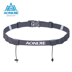 AONIJIE-Cinto Unisex com Suporte Gel para Corrida, Cinto para Maratona, Esportes ao ar livre, Número de Corrida, Triatlo