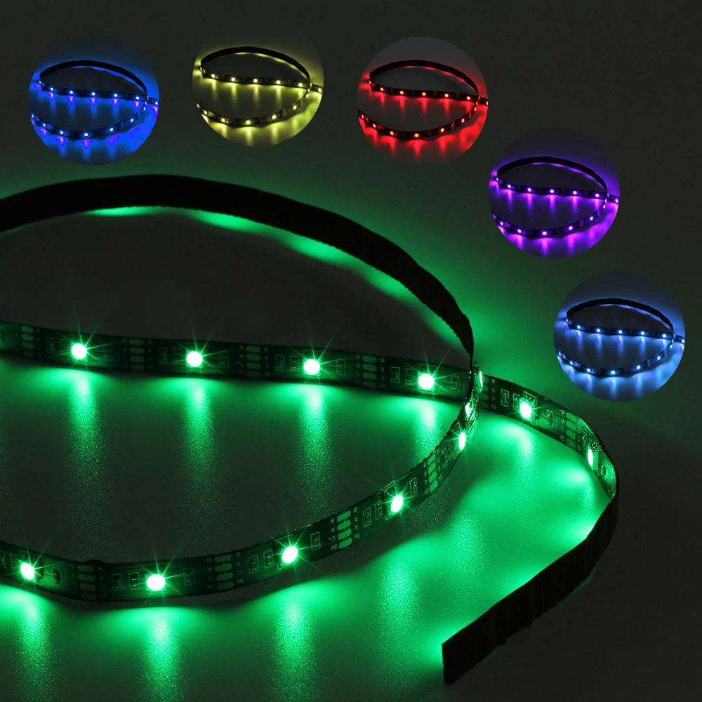 USB LED strip 5050 RGB 50CM 1M 2M Bluetooth APP control / Mini 3Key controller Flexible Light TV Background Light RGB LED Tape