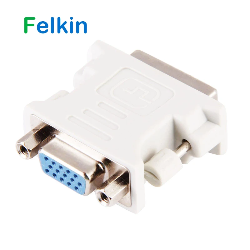 Felkin DVI a Vga DVI 24 + 5 Spille Maschio a VGA Femmina 1080 p Video Converter per HDTV Monitor Del PC Del Computer Portatile