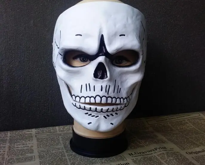 Adults Men's  007 Spectre Cosplay Costumes Horror Skull Skeleton Mask