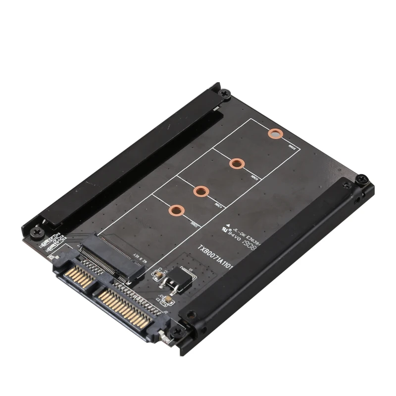 

DIEWU M.2 NGFF SSD To 2.5 SATA 22Pin 6Gbps/s Expansion Adapter Card With Enclosure Socket M2 NGFF Adapter