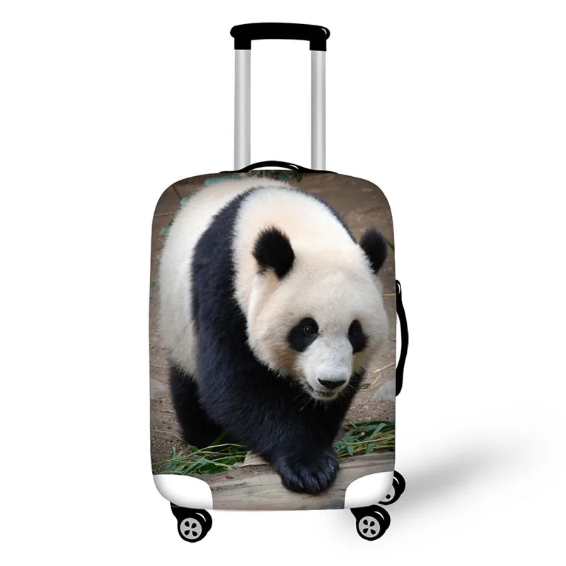 3D Animal panda Print Protective Baggage Cover For 18-30 Inch Trolley Suitcase Elastic Waterproof Travel Luggage Cover