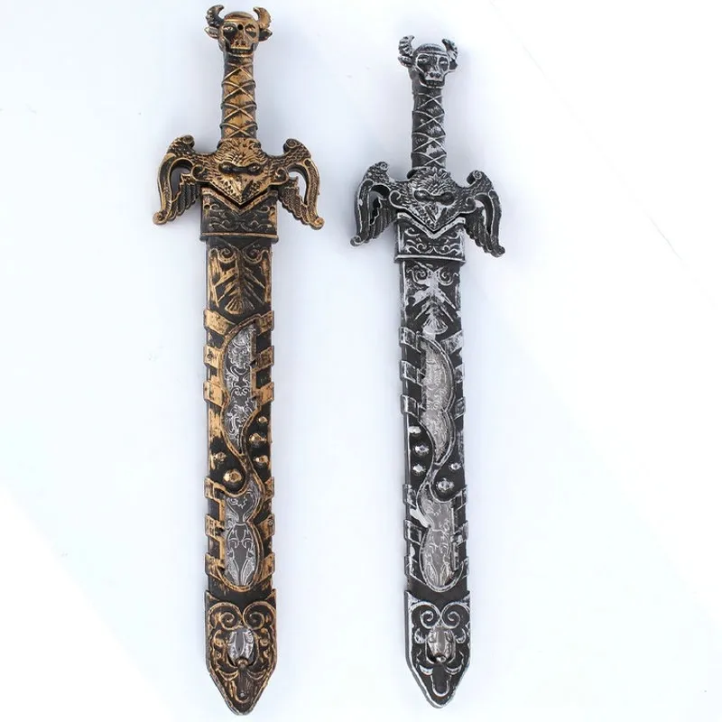 Accesorios de vestir para personas, juguetes para niños, arma de simulación, espada de plástico, Caballero, juguetes para niños de 8 a 11 años, espada de película y Tv 2021