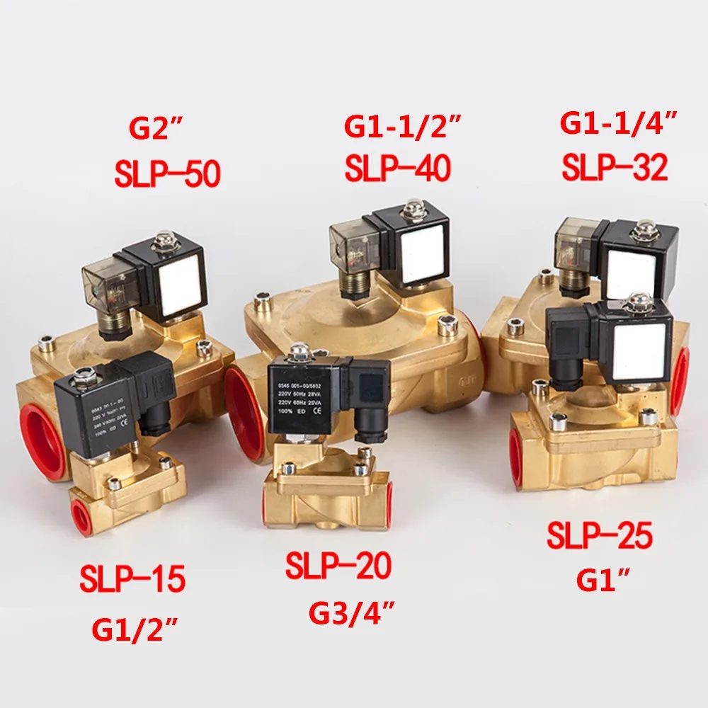 SLP-15/20/35/40/50 high pressure normally closed water valves, 16 bar Pilot Diaphragm Solenoid Valve,for liquid, gas, light oil