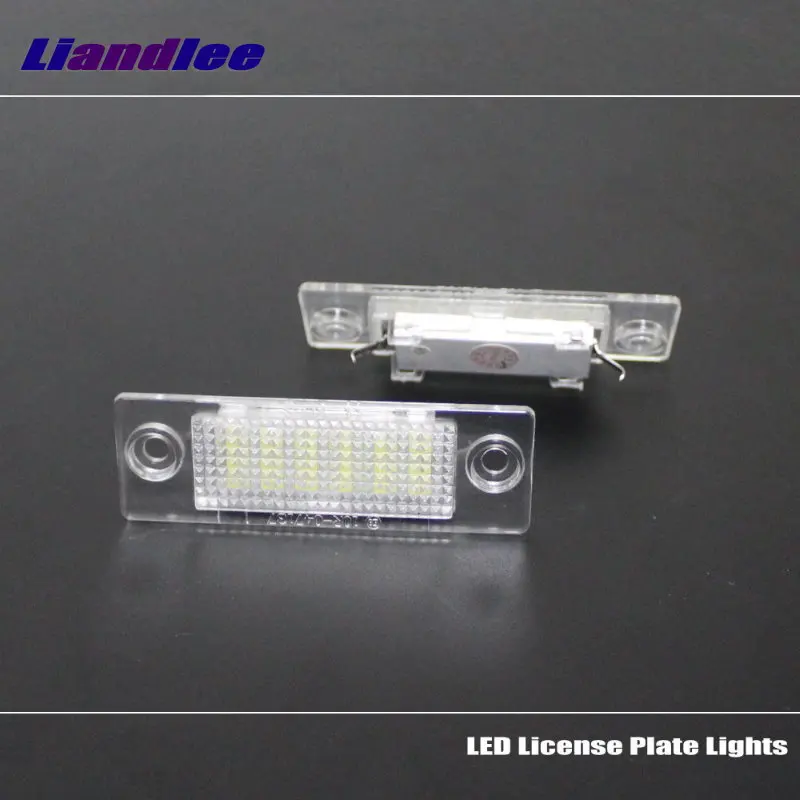 Liandlee Car License Plate Lights For VW Caddy III 2004-2010 Auto Number Frame Lamp Bulb LED Illumination Accessories