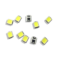 Cuentas de lámpara LED, diodo emisor de luz superbrillante, SMD 100, 2835 W, 55-60LM, blanco natural, cálido, blanco frío, 0,5 unidades por lote