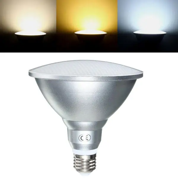 Super Bright E26/E27 9W/12W/18W PAR20 PAR30 PAR38 wodoodporna IP65 ściemniania LED Spot żarówka lampy oświetlenie wewnętrzne AC85-265V