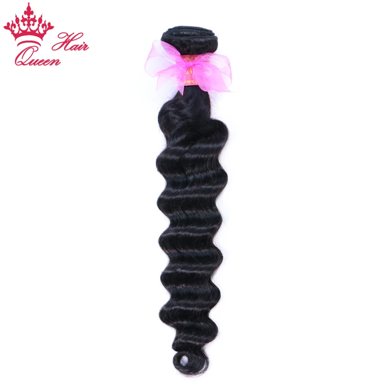 Queen Hair Official Store Loose Deep Wave Bundles Brazilian Hair Weave 100% Human Hair Bundles 10-26 Virgin Raw Hair Extensions