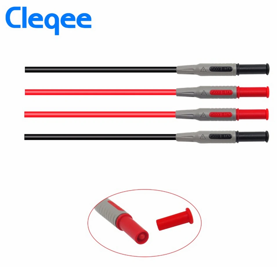 NEW Cleqee P1600A Test Lead kit Automotive Test Leads for multimeter Universal Multimeter test probe Alligator clip