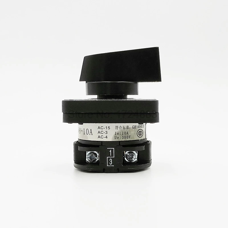 Electric 3Position 4 Terminals Rotary Cam Changeover Switch 500V 10A LW8-10A image 4