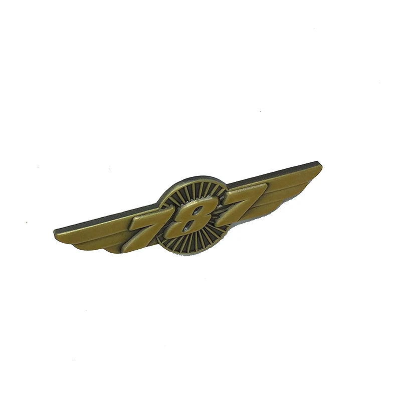 

LOT X 50PCS Vintage Wing Boeing 747 / 777 /737/ 787/350 Badge, Pin Brooch Best Small Gift for pilot aviator lover airman