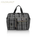 black plaid