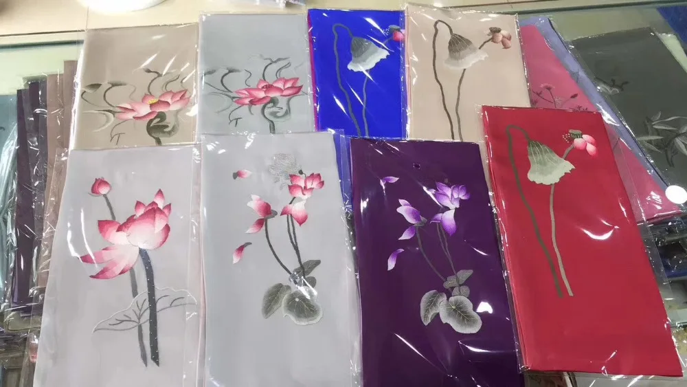 

NEW ARRIVAL All-match women 100% silk embroidery scarf wrap shawl #2748