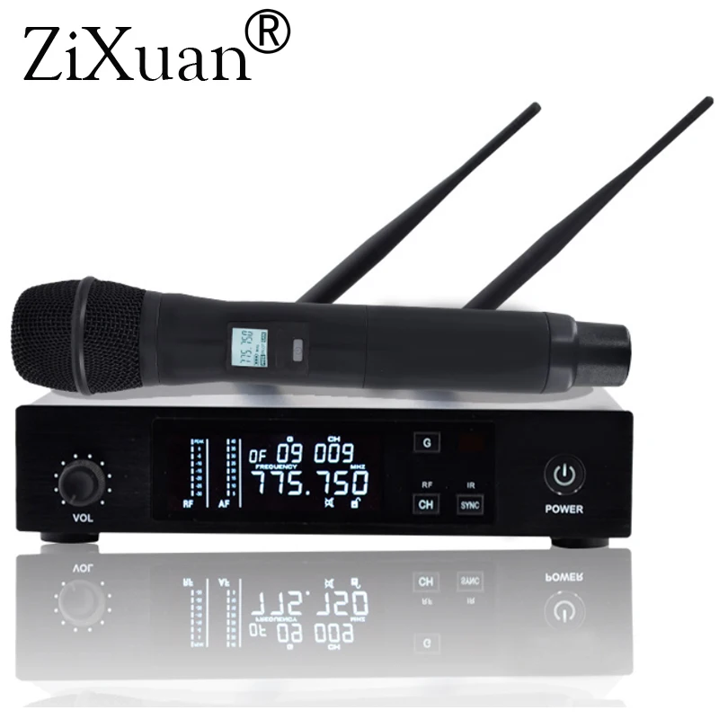 Senhneiser New high quality UHF  segment wireless microphone, handheld microphone, home singing KTV special  karaoke microphone