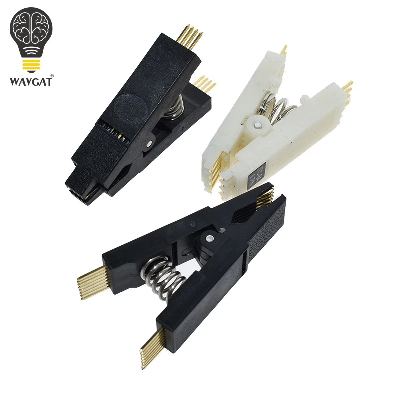 WAVGAT Programmer Testing Clip SOP8 SOP16 SOP SOIC 8 16 SOIC8 SOIC16 DIP8 DIP 8 Pin IC Test Clamp