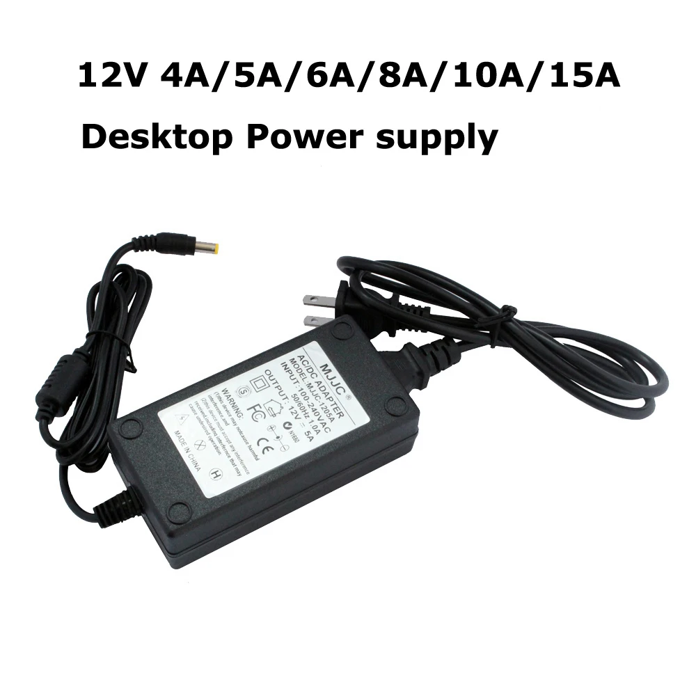 DC 12V Power Supply 1A 2A 3A 4A 5A 6A 8A 10A 15A LED Driver Switch Transformer AC 110V 220V to 12 Volt LED Strip Power Adapter