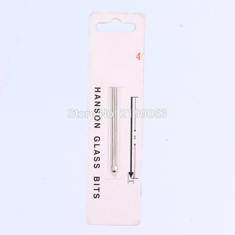 10 Buah/Lot Tungsten Carbide Segitiga Ujung Tombak Kepala Cermin Keramik Marmer Ubin Kaca Bor Bit 4Mm/0.16 "GRATIS Pengiriman