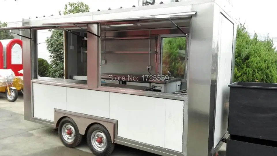 mobile kitchen truck food van sandwich trailer hamburger vending cart with promotion price