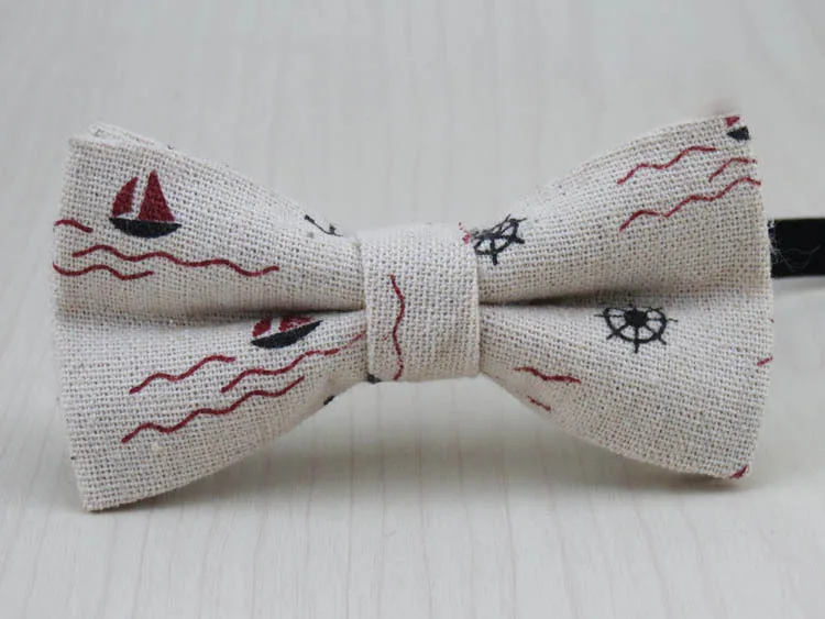 New Fashion Cute Baby Bow tie Boys Girls Bowtie Kids Bow Ties Cotton Linen Butterfly Tie Flowers/Star Bowtie