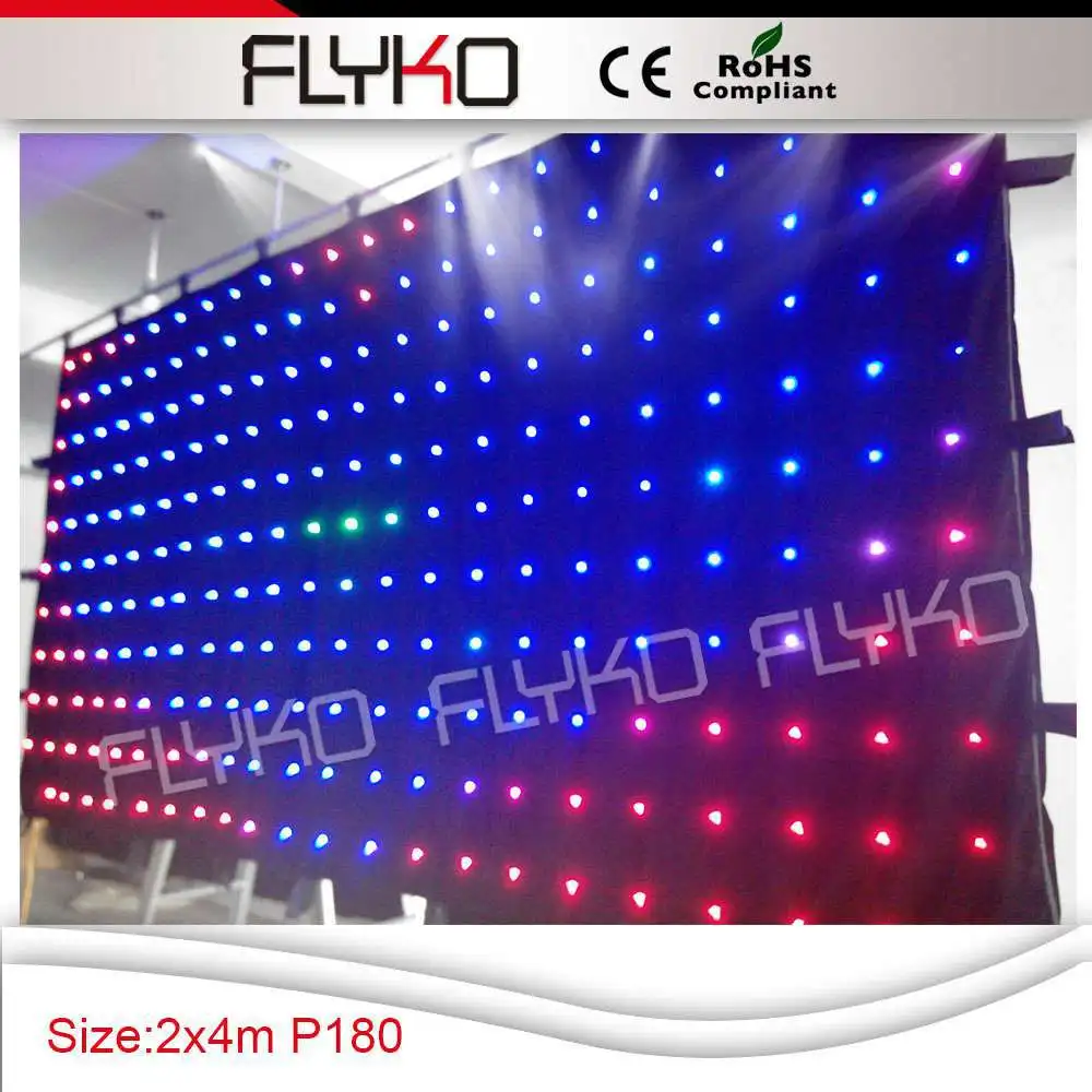 

Free Shipping Best Price of led video curtain