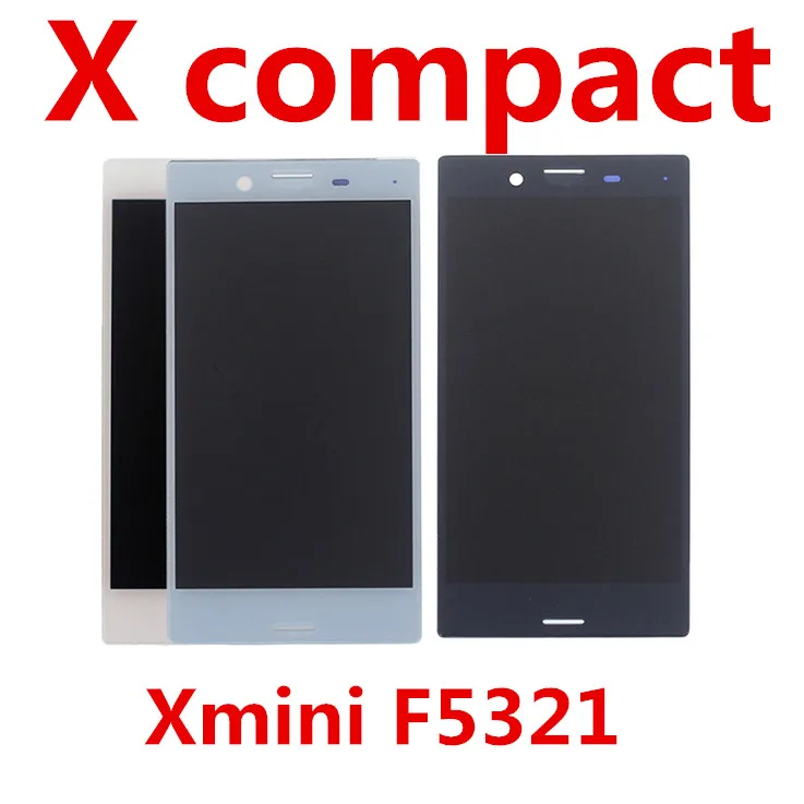 

4.6''black white LCD For SONY Xperia X Compact LCD Display Touch Screen Digitizer with Frame F5321 Xmini LCD Replacement Parts