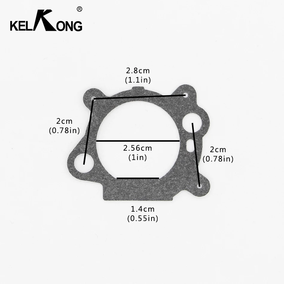 KELKONG 10Pcs Air Cleaner Mount Gaskets Replace For Briggs & Stratton 795629 272653 272653S Carburetor Chainsaw