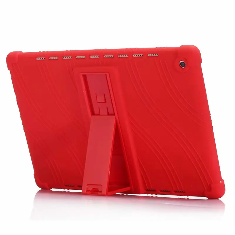 For Huawei M5 10.8 CRM-AL09 CRM-W09 Silicone Tablet stand back Cover Case For Huawei MediaPad M5 pro 10.8 inch Case +pen