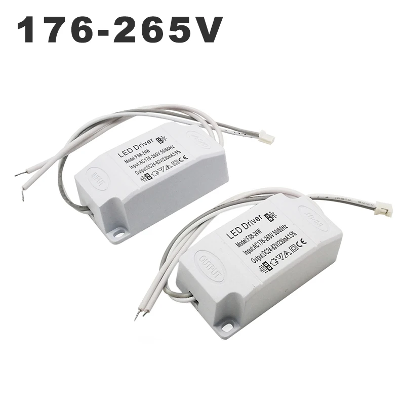 220V 8-24W LED Driver Constant Current 230mA DC 24-82V Output Power Supply Adapter Lighting Transformer For LED Ceiling Light