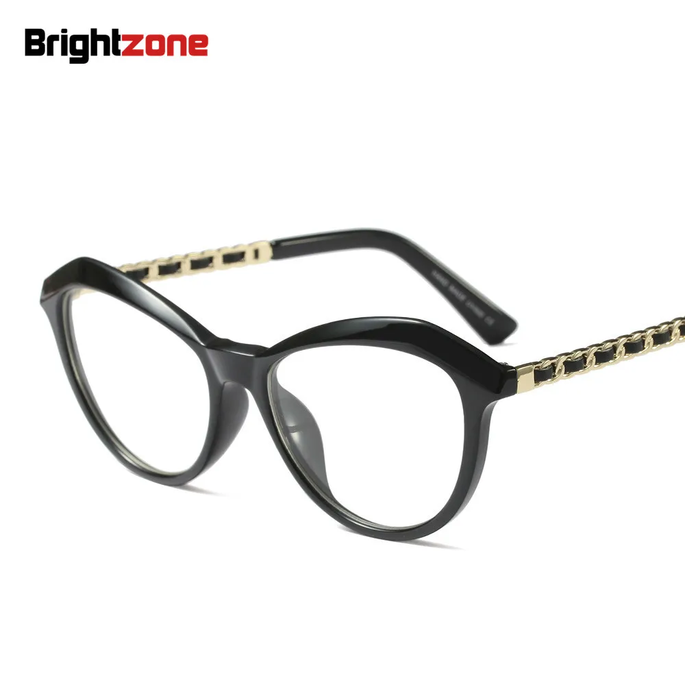 Brightzone Woman Restore Ancient Ways Round Face Full Personality Computer Defence Blue Light Plain Eye Glasses Frame Spectacles