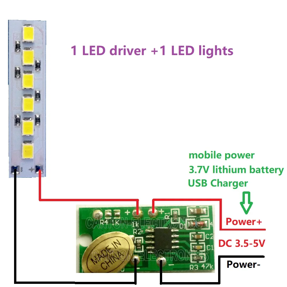 

Сенсорный флэш-контроллер DC - DC постоянного тока или 5x3528-5V, белый флэш-драйвер для литий-ионной USB-панели преобразователя