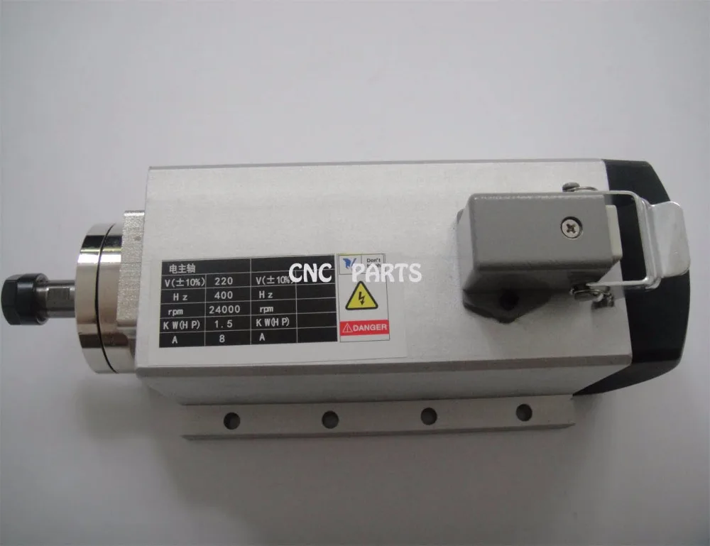 CNC milling spindle  ER11 800w air cooling spindle motor  +10 pcs 3.175*22mm two flute straight cnc milling bit